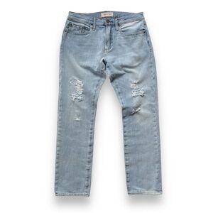 GAP Slim Straight Distressed Jeans